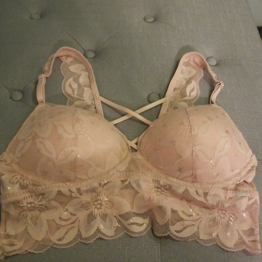 Victorias Secret PINK floral lace bralette